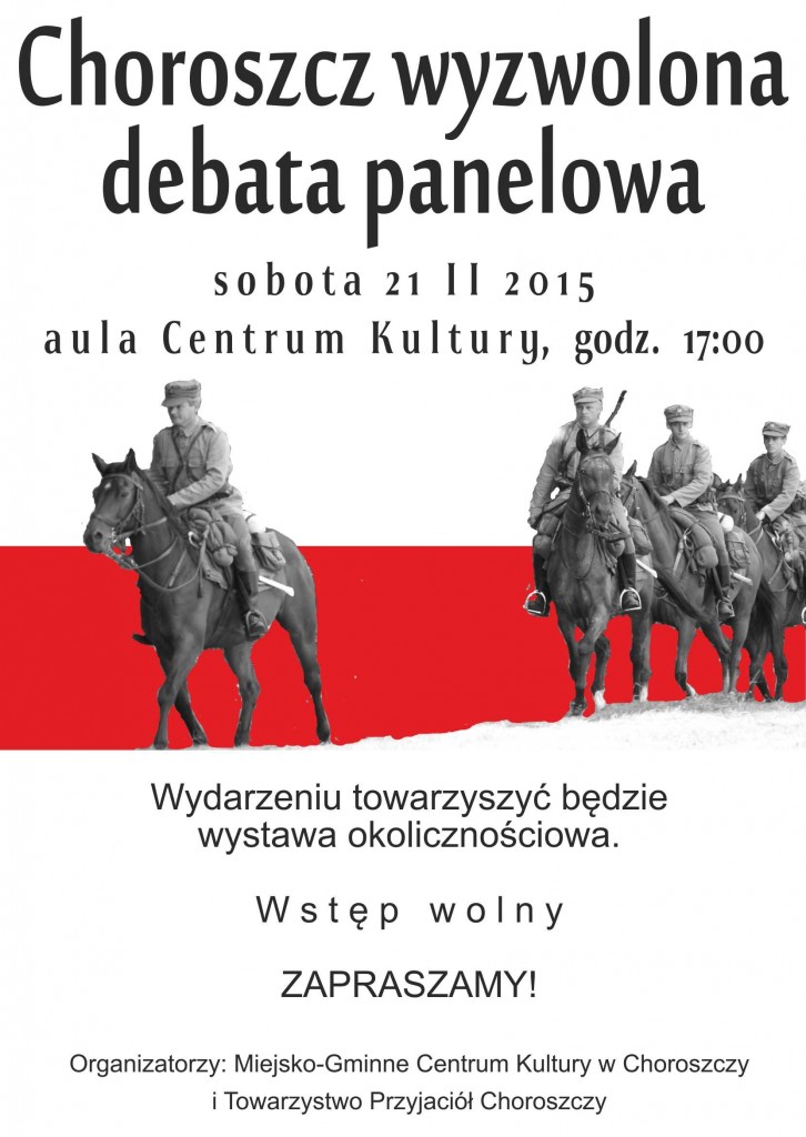 plakat A3 Choroszcz wyzwolona