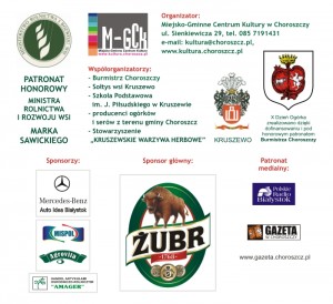 Sponsorzy Dnia Ogórka w Kruszewie