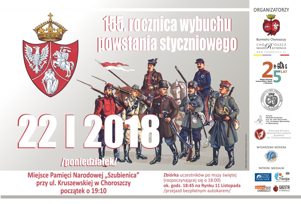Choroszcz 2018 powstanie styczniowe plakat